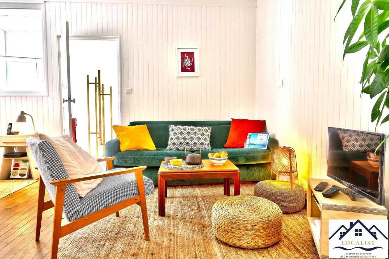 Localise - M20 - La Maison Des Dunes A 2 Pas Du Centre - Tout A Pied, Plage, Port, Centre, Commerces Marche - Wifi Inclus - Linge De Lit Inclus - Animaux Bienvenus Guilvinec Exteriör bild